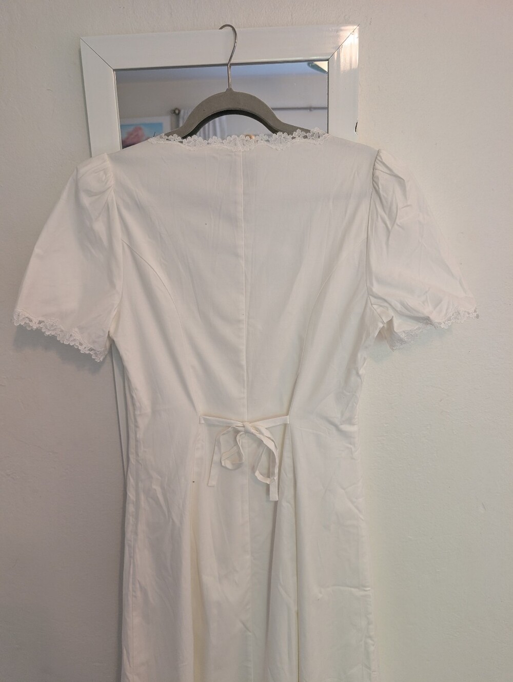 Reformation White Full Length Dress - Picture 5 of 7